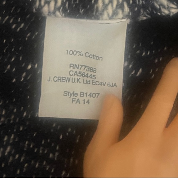 Madewell Marled Blue Short Sleeve Sweater Dress - Picture 5 of 9